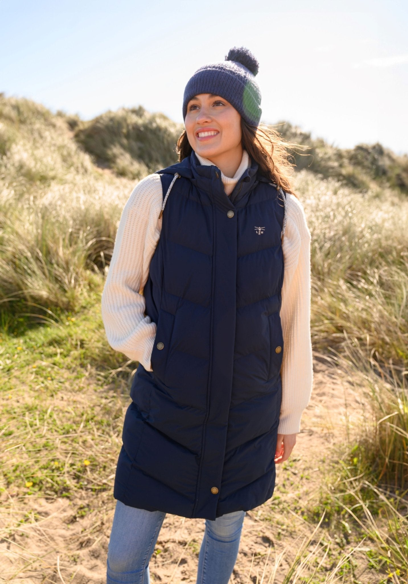 Padded gilet jacket online