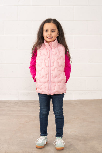 Amber Gilet - Baby Pink