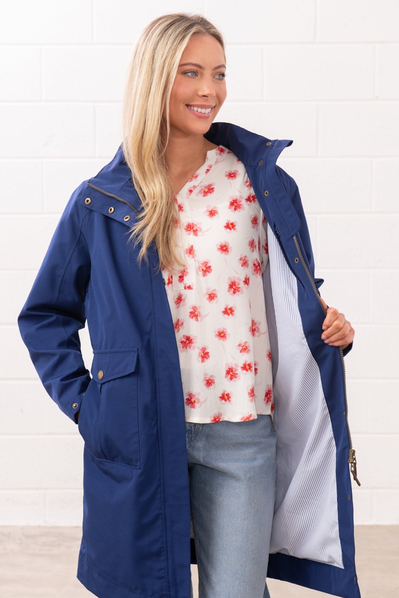 Annika Coat - Indigo - Lighthouse