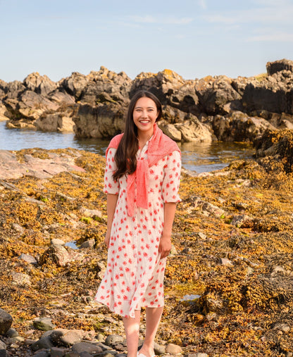 Aoife Dress - Soft Pink Floral - Lighthouse