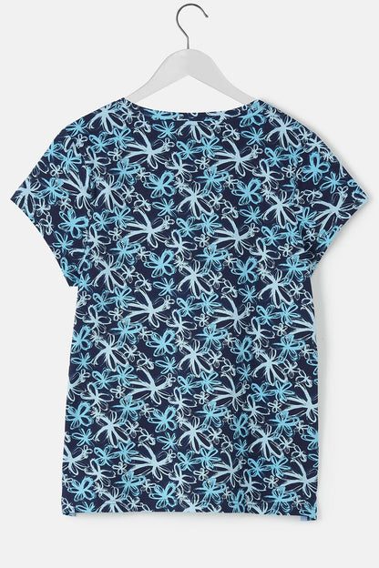 Ariana Tee - Navy Floral - Lighthouse