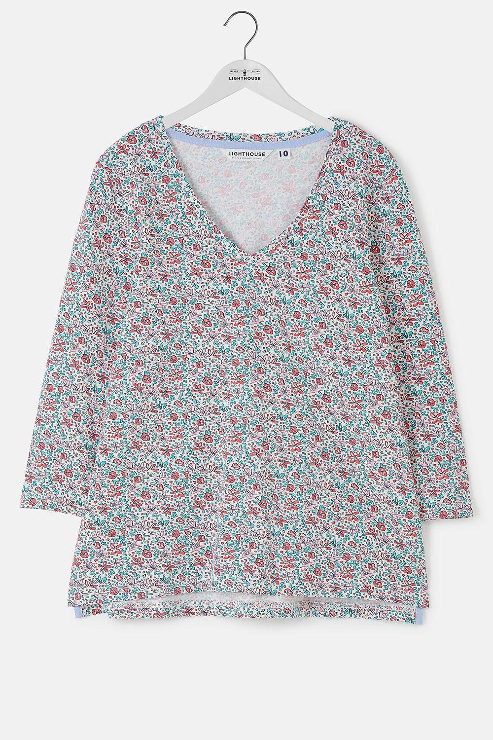 Ariana Top - Ditsy Floral - Lighthouse