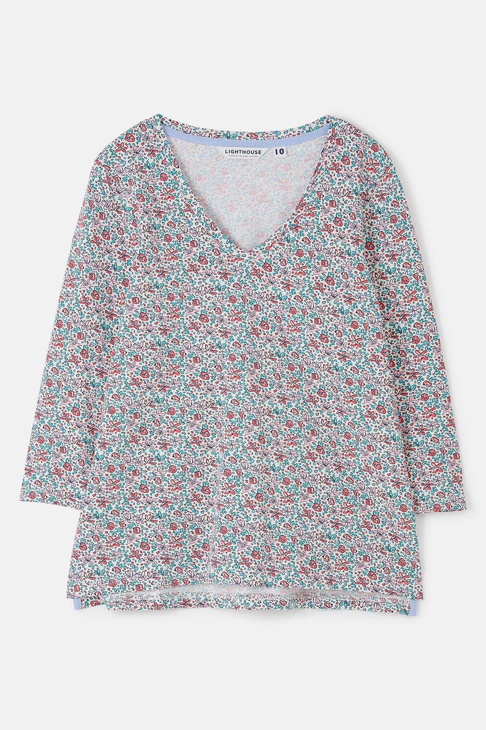 Ariana Top - Ditsy Floral - Lighthouse