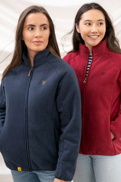 Avon Waterproof Fleece - Maroon - Lighthouse