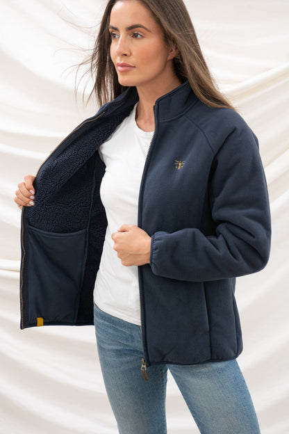 Avon Waterproof Fleece - Navy - Lighthouse