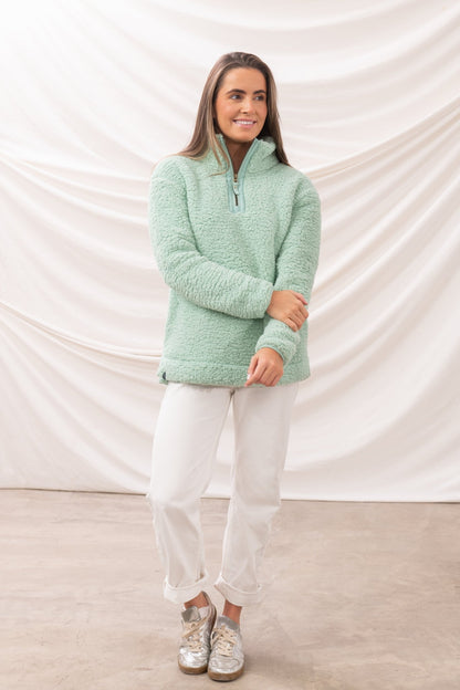 Bay Sherpa Fleece - Soft Sage - Lighthouse