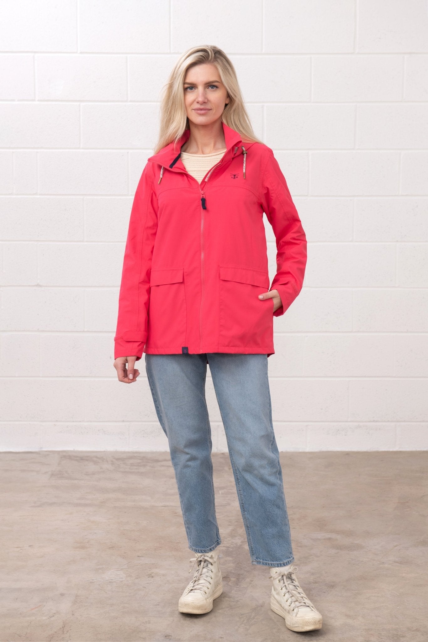 Beachcomber Jacket - Raspberry - Lighthouse