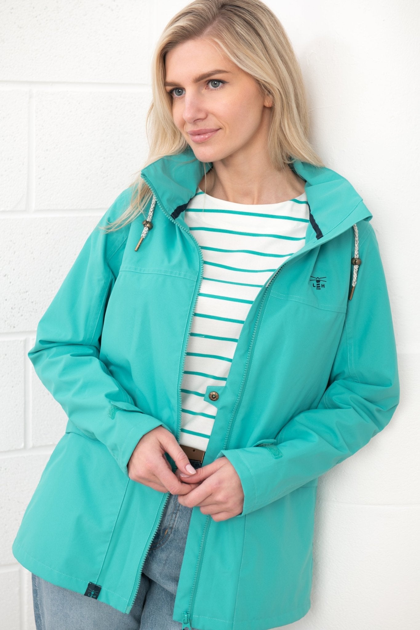 Beachcomber Jacket - Soft Teal - Lighthouse