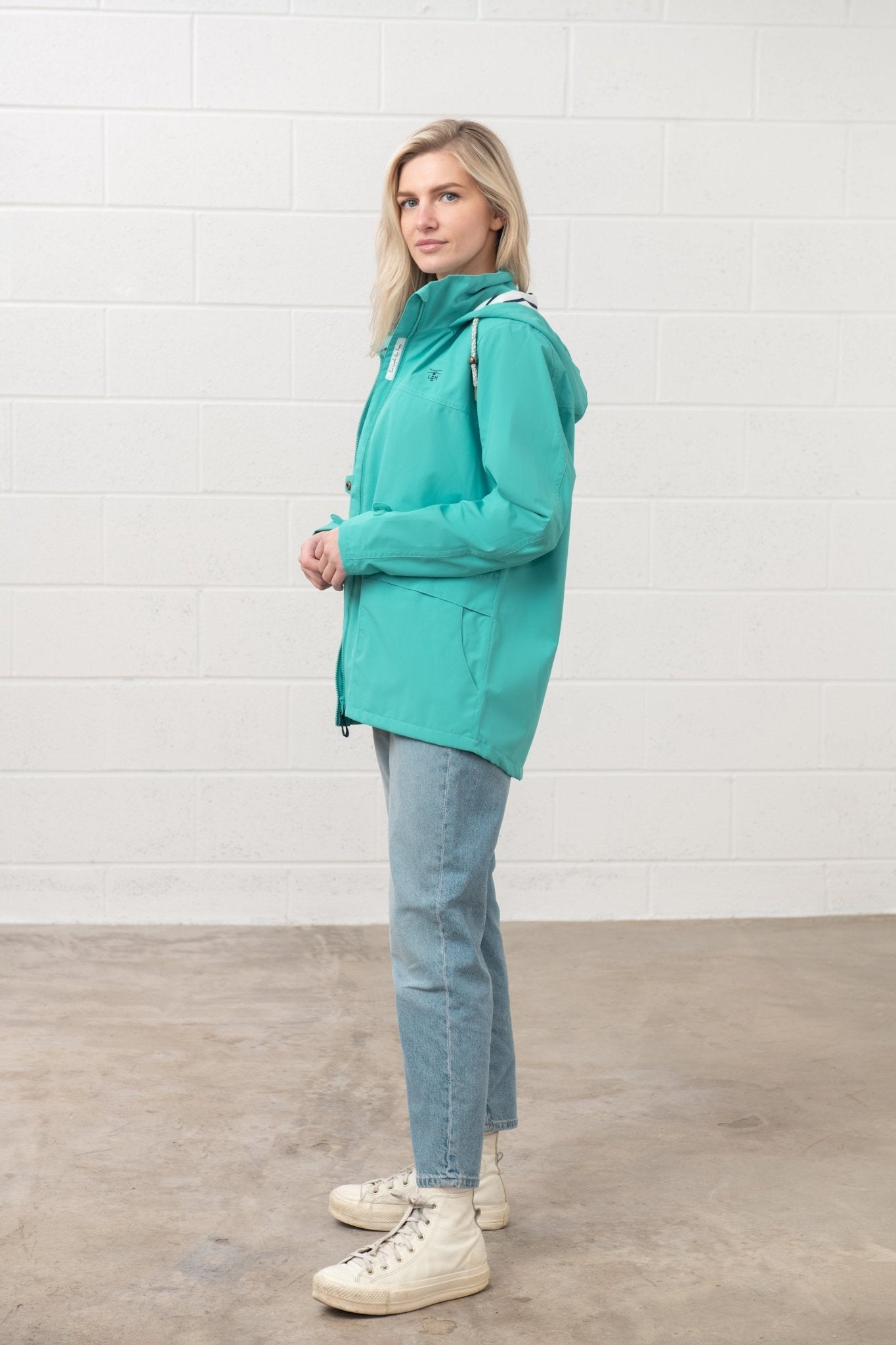 Beachcomber Jacket - Soft Teal - Lighthouse