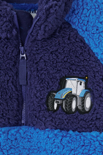 Caden Fleece - Blue Tractor - Lighthouse