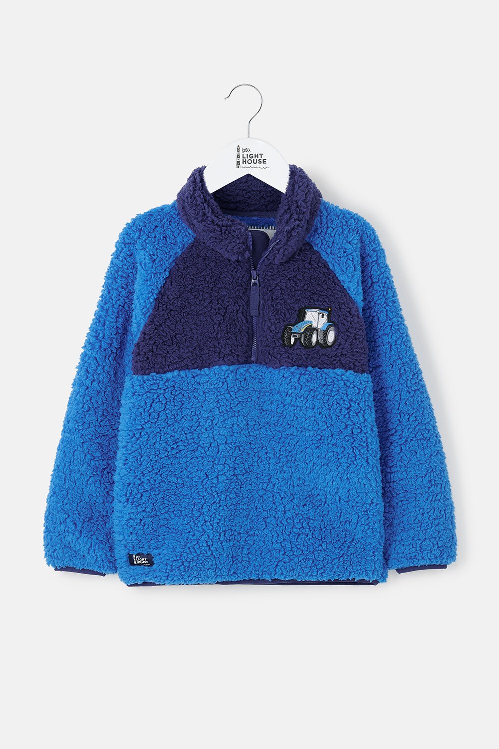 Caden Fleece - Blue Tractor - Lighthouse