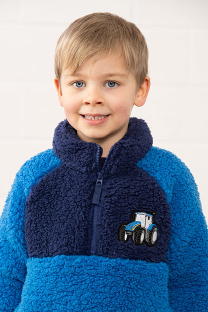 Caden Fleece - Blue Tractor - Lighthouse