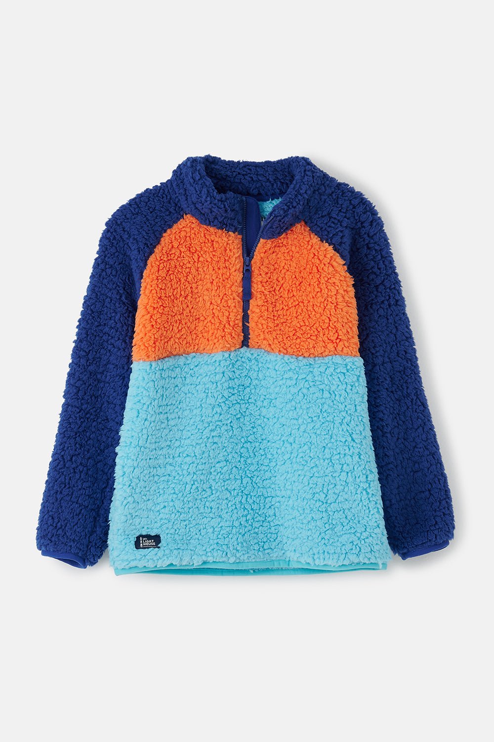 Caden Fleece - Navy Blue Orange - Lighthouse