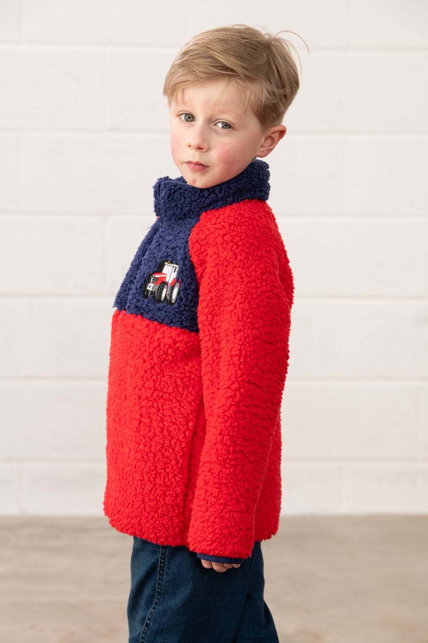 Caden Fleece - Red Tractor - Lighthouse