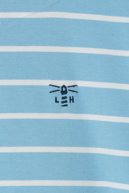 Causeway Breton Top - Marine Blue Stripe - Lighthouse