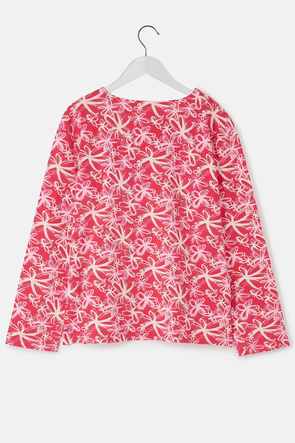 Causeway Breton Top - Raspberry Floral - Lighthouse