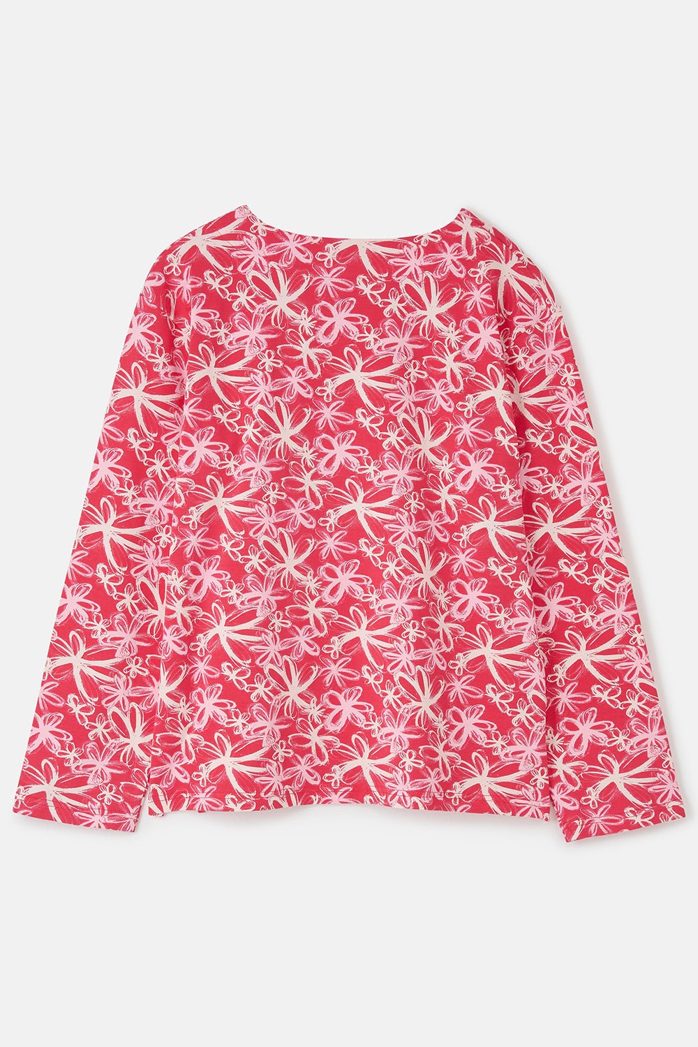 Causeway Breton Top - Raspberry Floral - Lighthouse