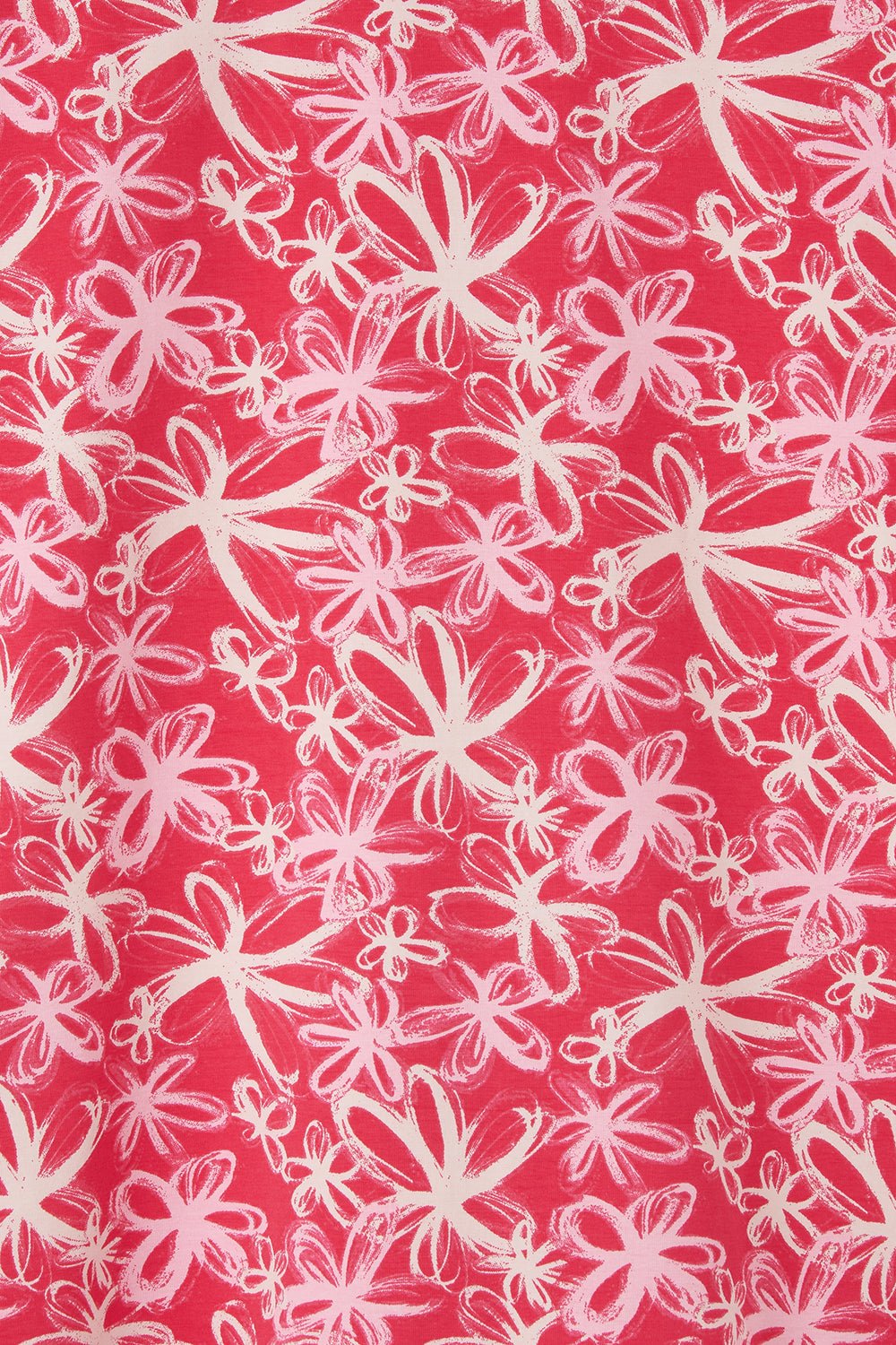 Causeway Breton Top - Raspberry Floral - Lighthouse