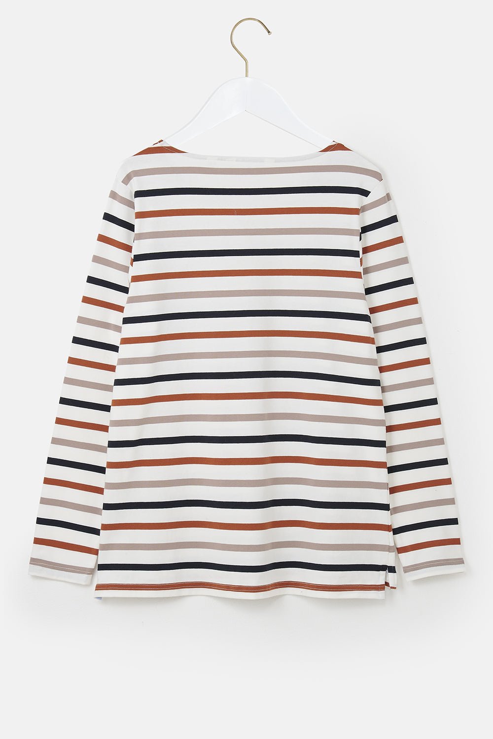 Causeway Breton Top - Rust Mocha Black Stripe - Lighthouse