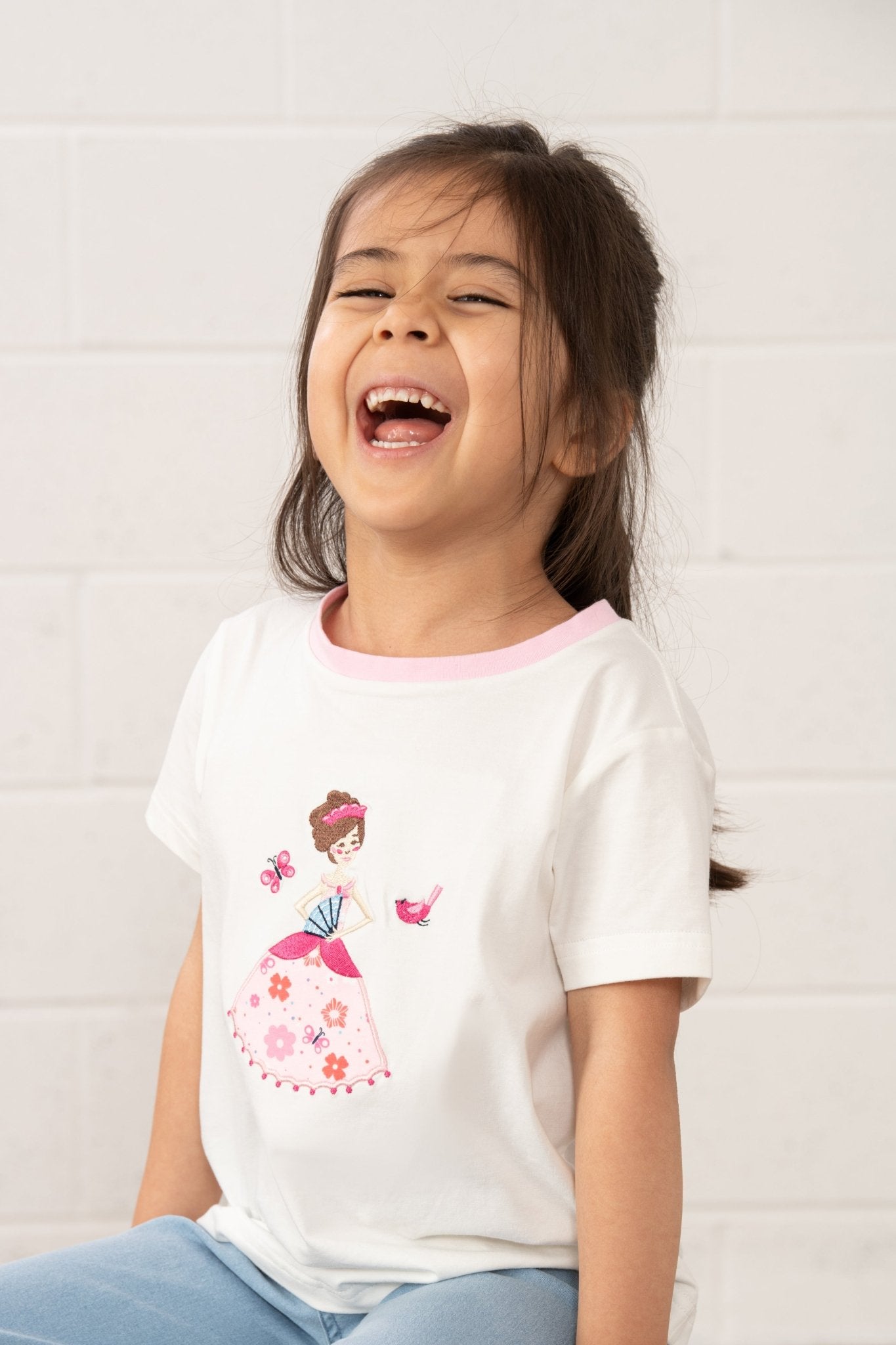 Causeway Short Sleeve - Princess Print - Lighthouse