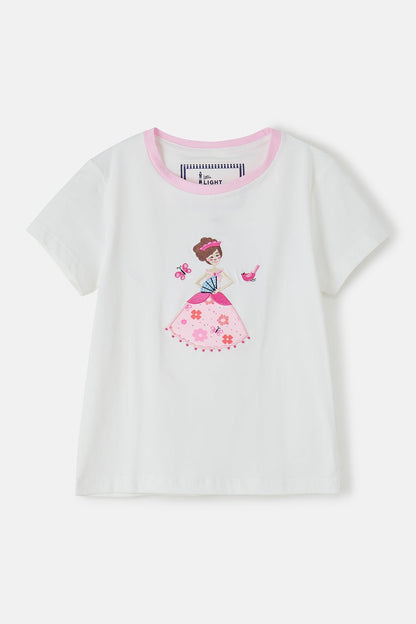 Causeway Short Sleeve - Princess Print - Lighthouse