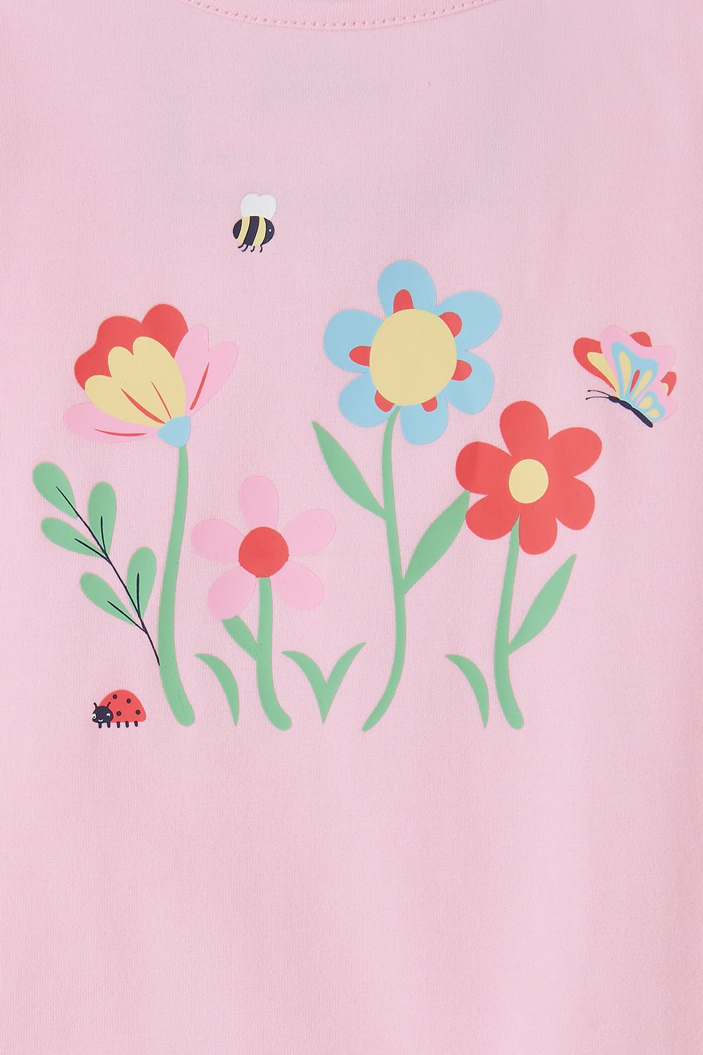 Causeway Swing Tee - Flower and Butterfly - Lighthouse