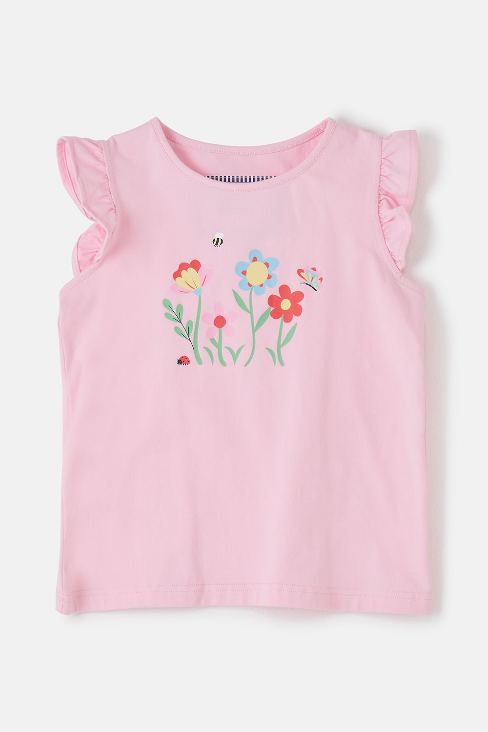 Causeway Swing Tee - Flower and Butterfly - Lighthouse