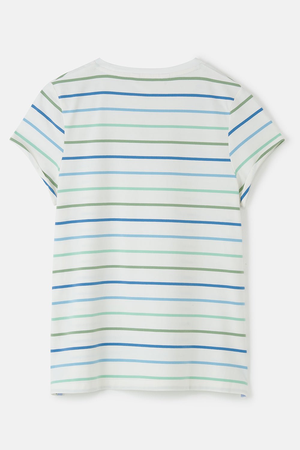 Causeway Tee - Blue Sage Stripe - Lighthouse