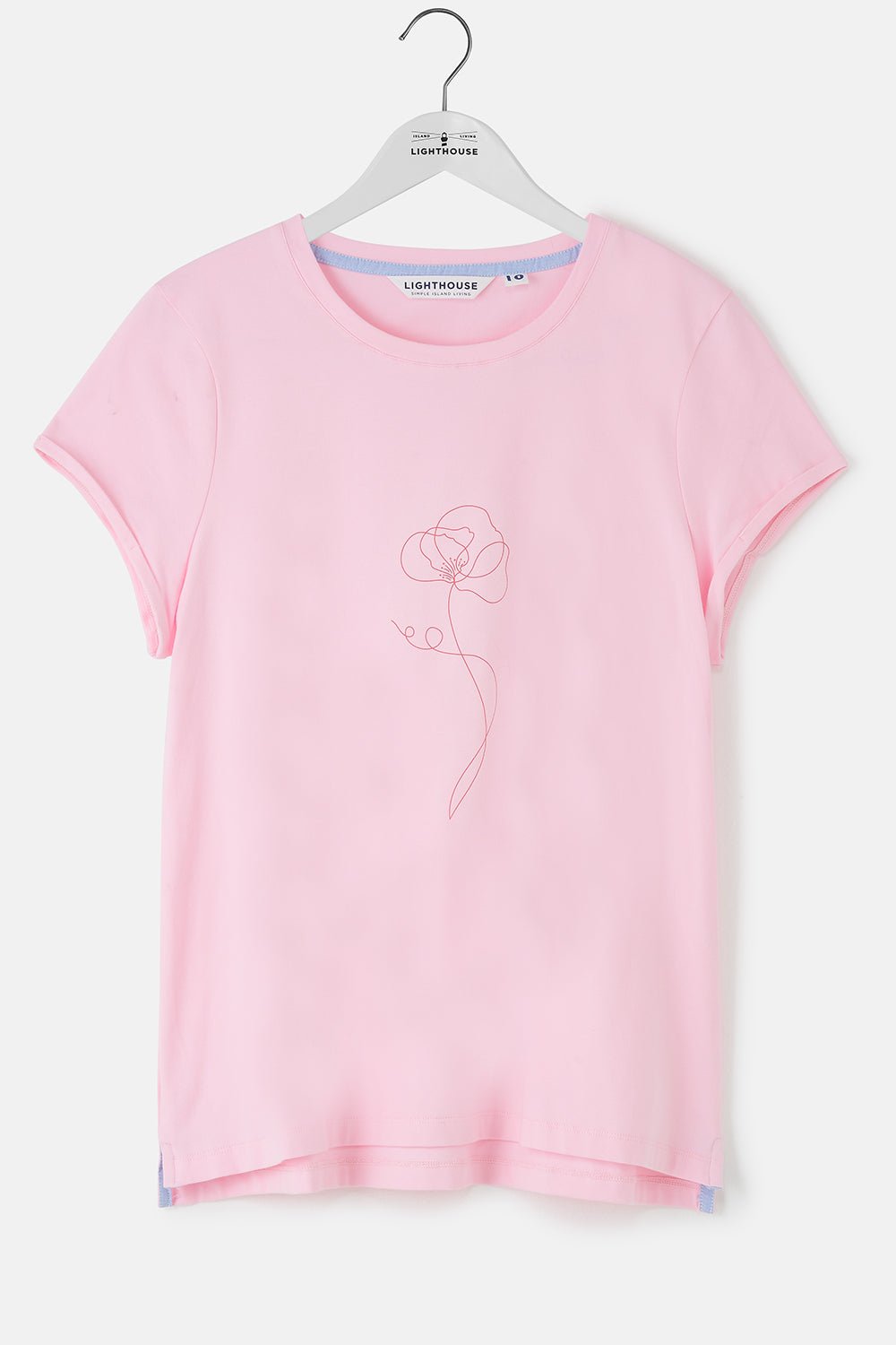 Causeway Tee - Pink Flower - Lighthouse