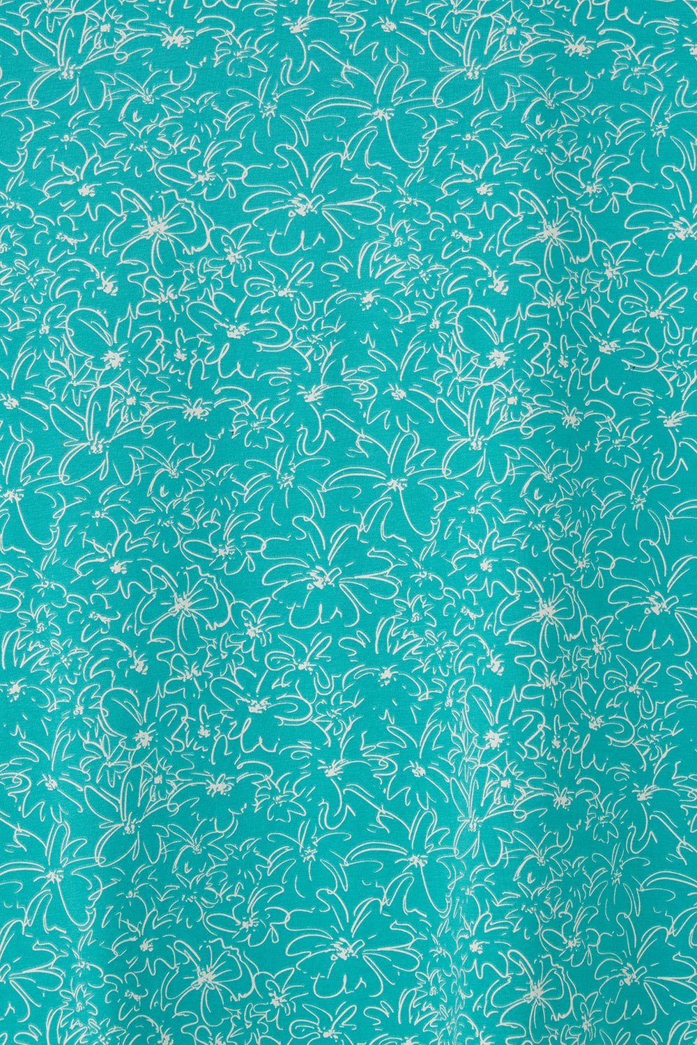 Causeway Tee - Soft Teal Floral - Lighthouse