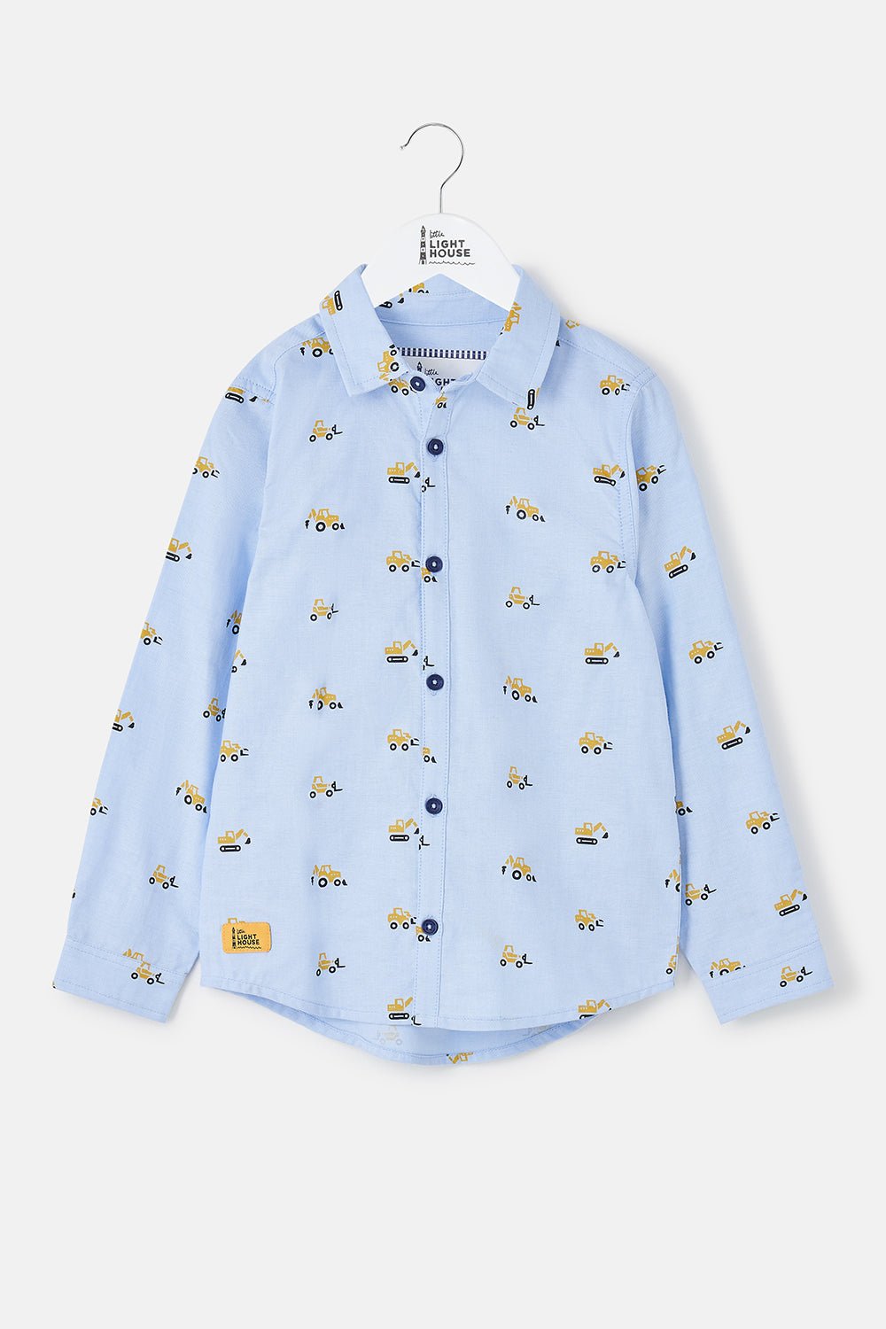 Charlie Shirt - Digger Print - Lighthouse