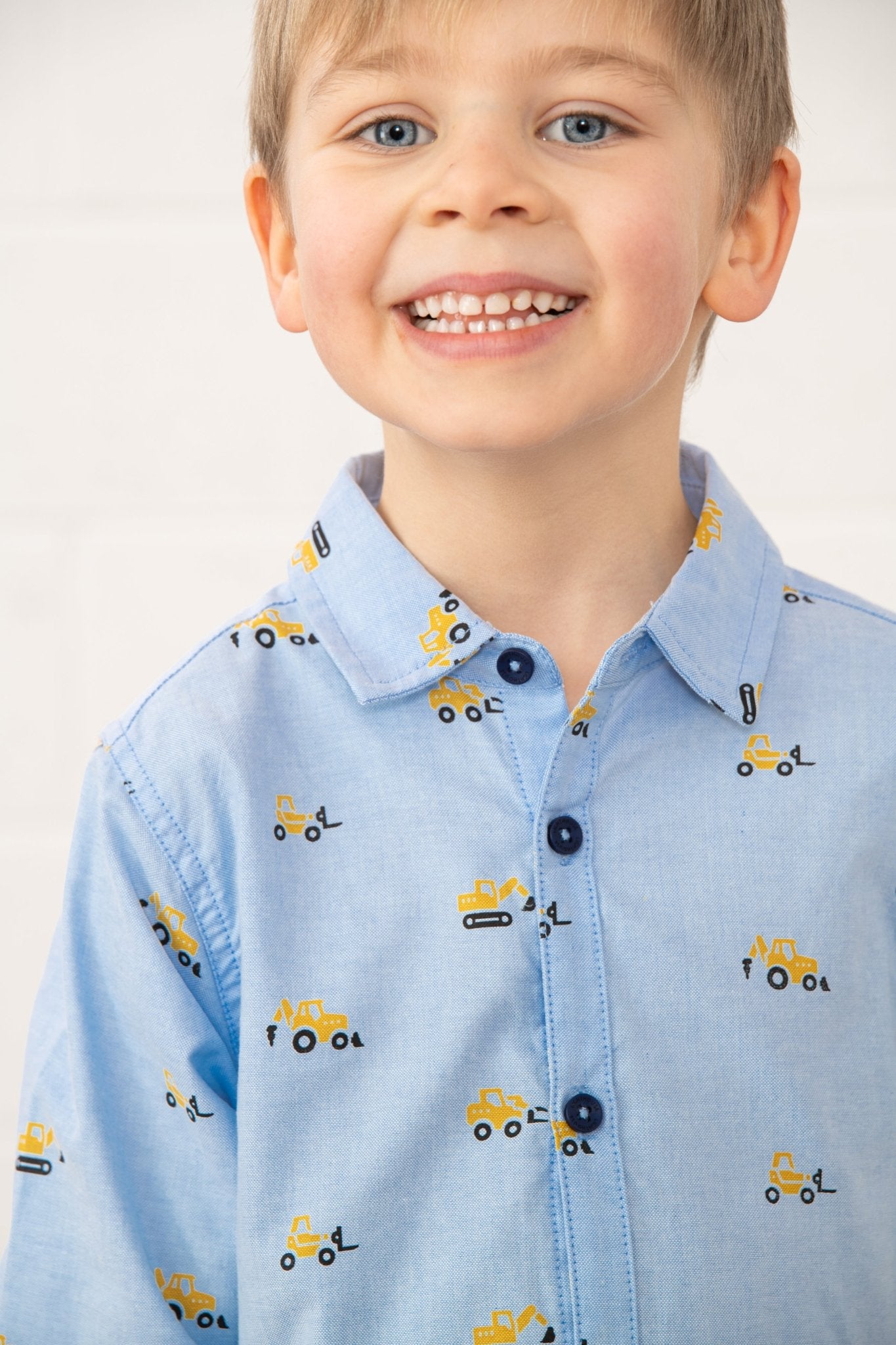 Charlie Shirt - Digger Print - Lighthouse