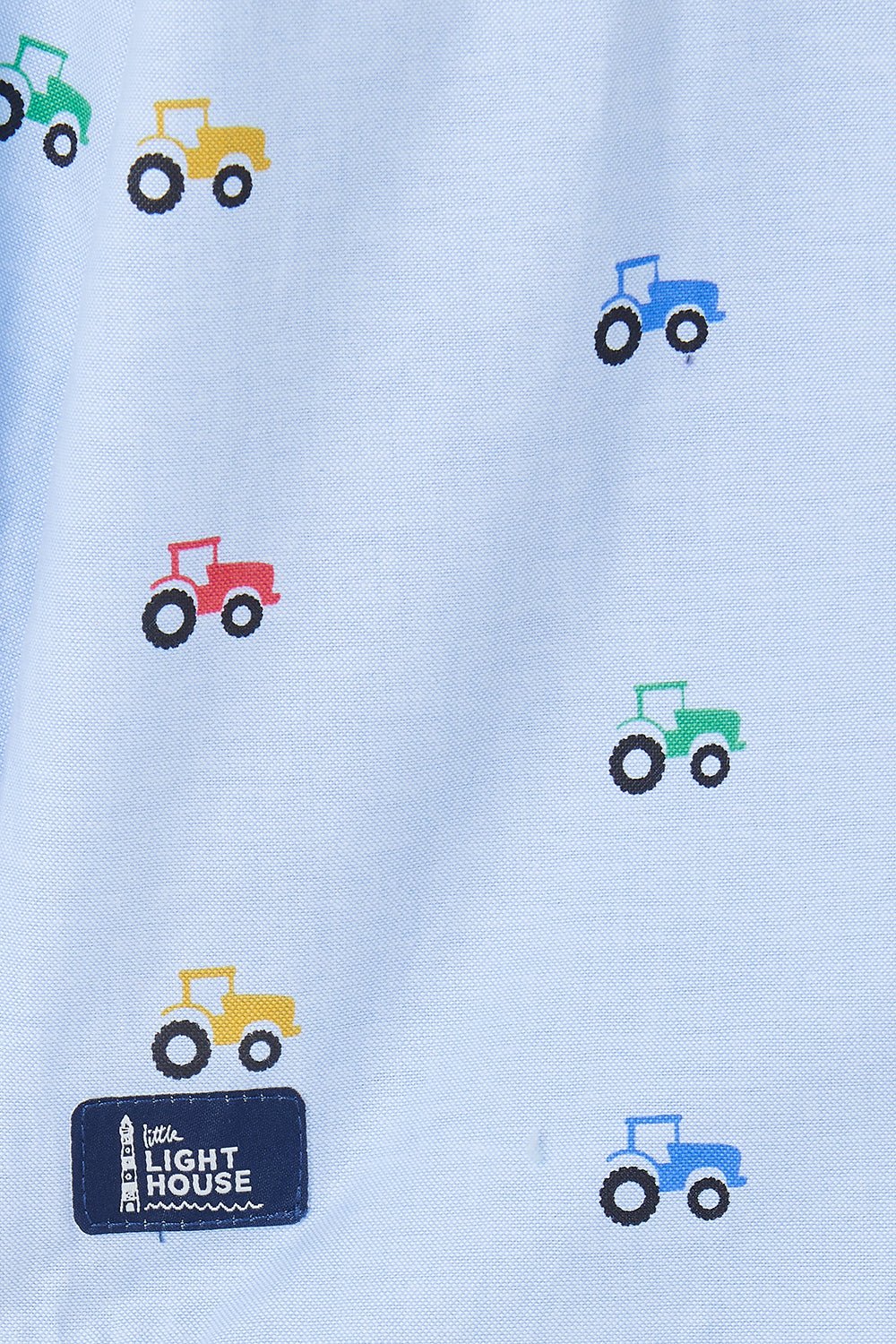 Charlie Shirt - Tractor Print - Lighthouse