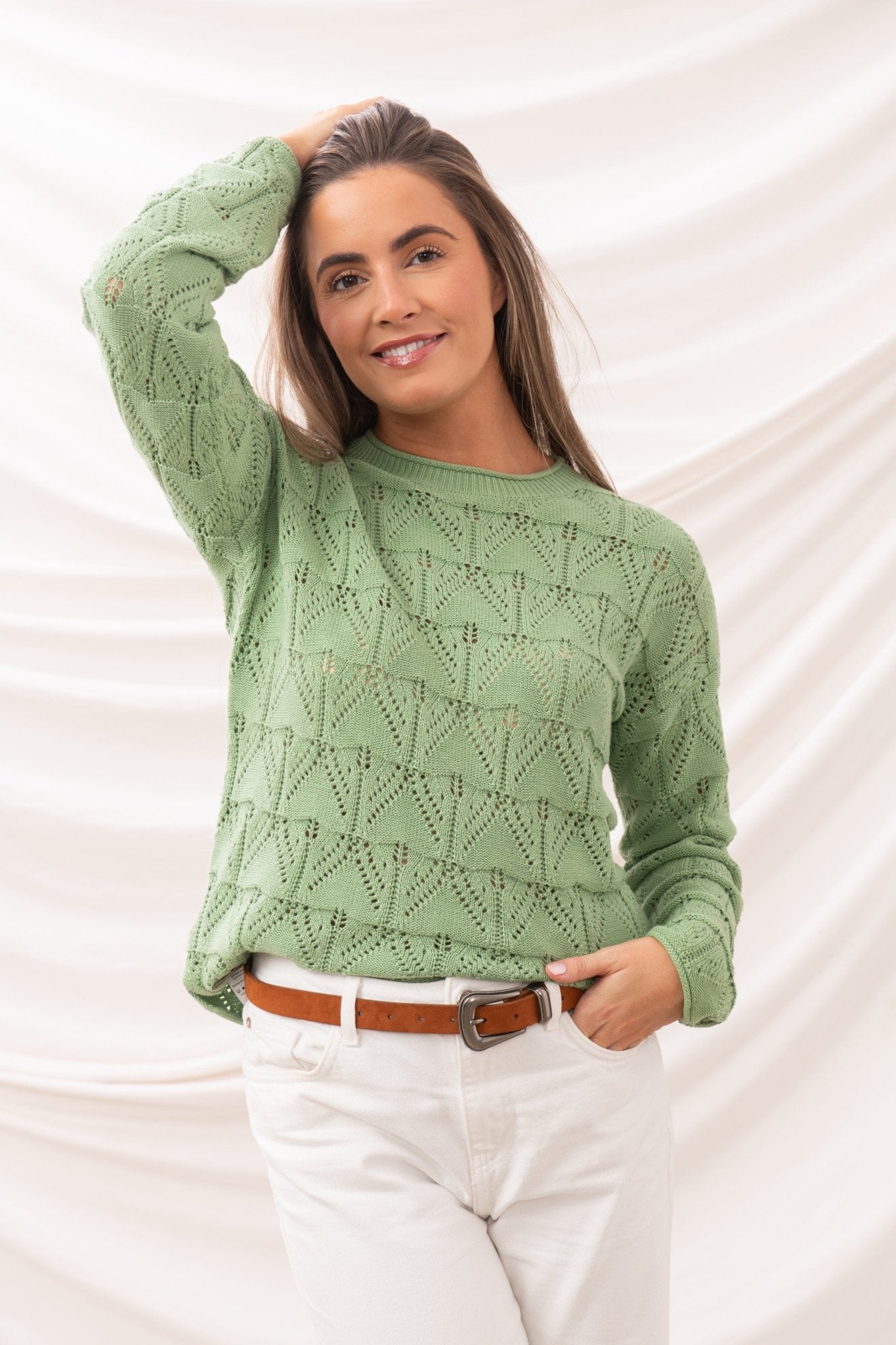 Eden Jumper - Soft Sage - Lighthouse