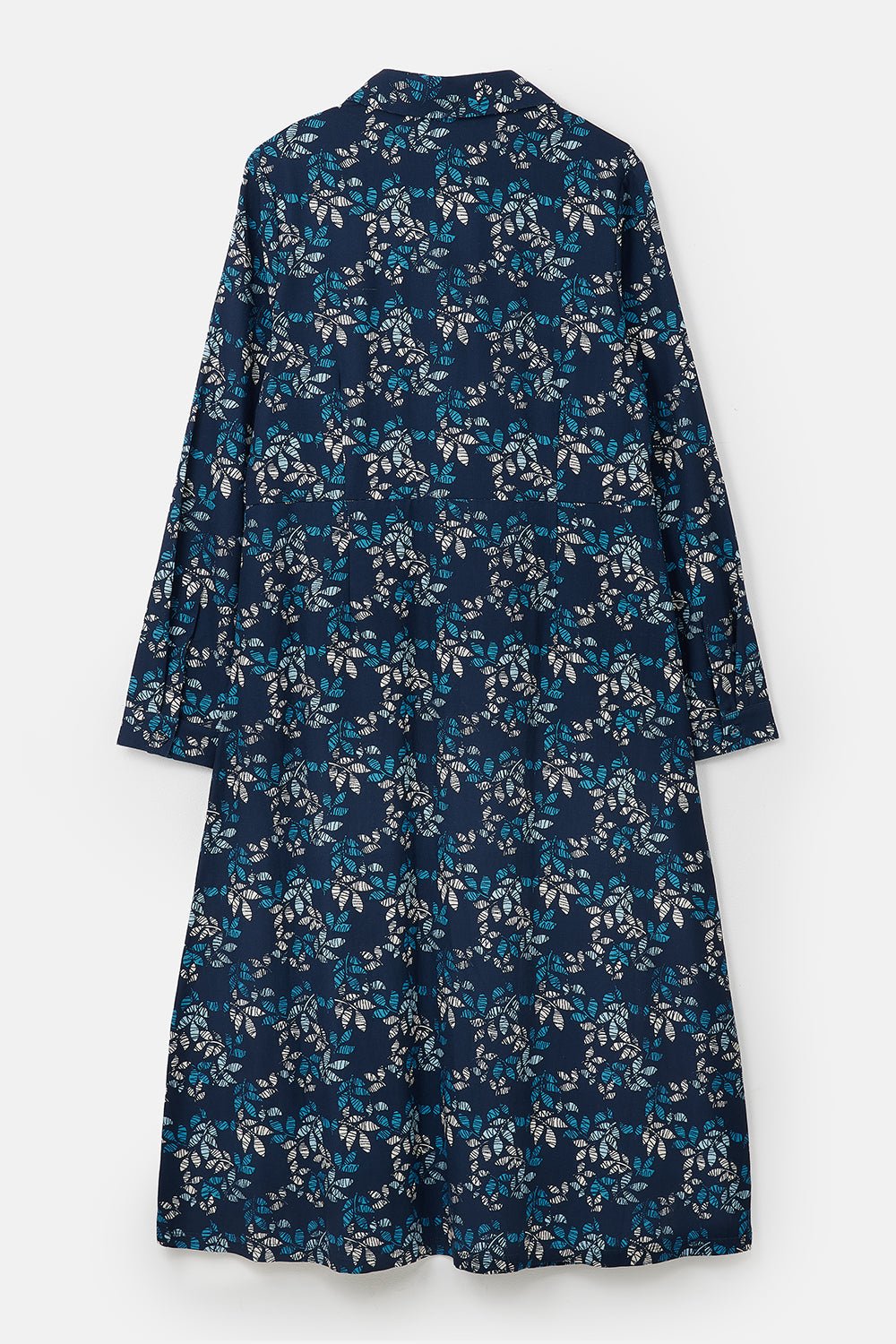 Elsie Dress - Navy Leaf - Lighthouse