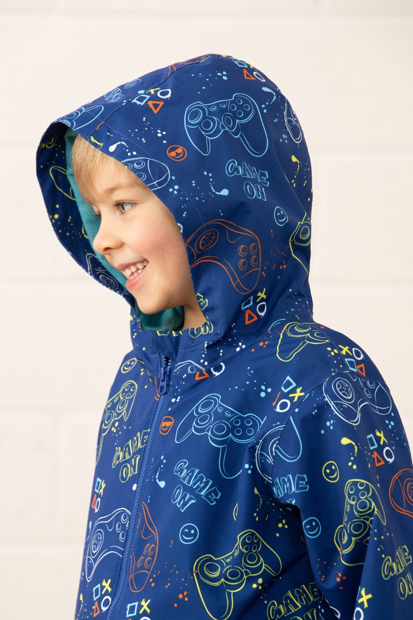 Ethan Jacket - Gaming Print - Lighthouse