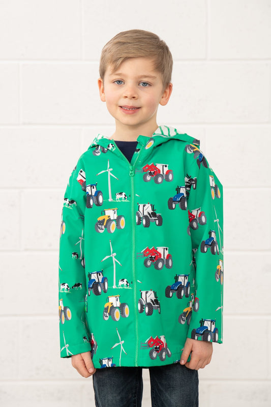 Ethan Jacket - Tractor Wind Turbine Print - Lighthouse