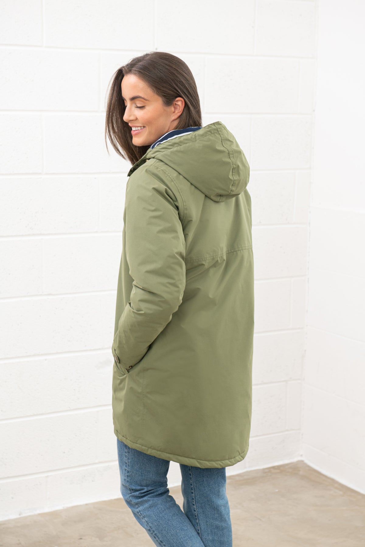 Eva Long Coat Olive