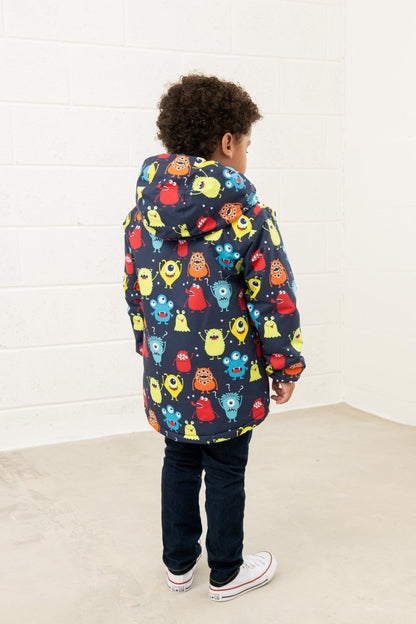 Finlay Coat - Monster Print - Lighthouse