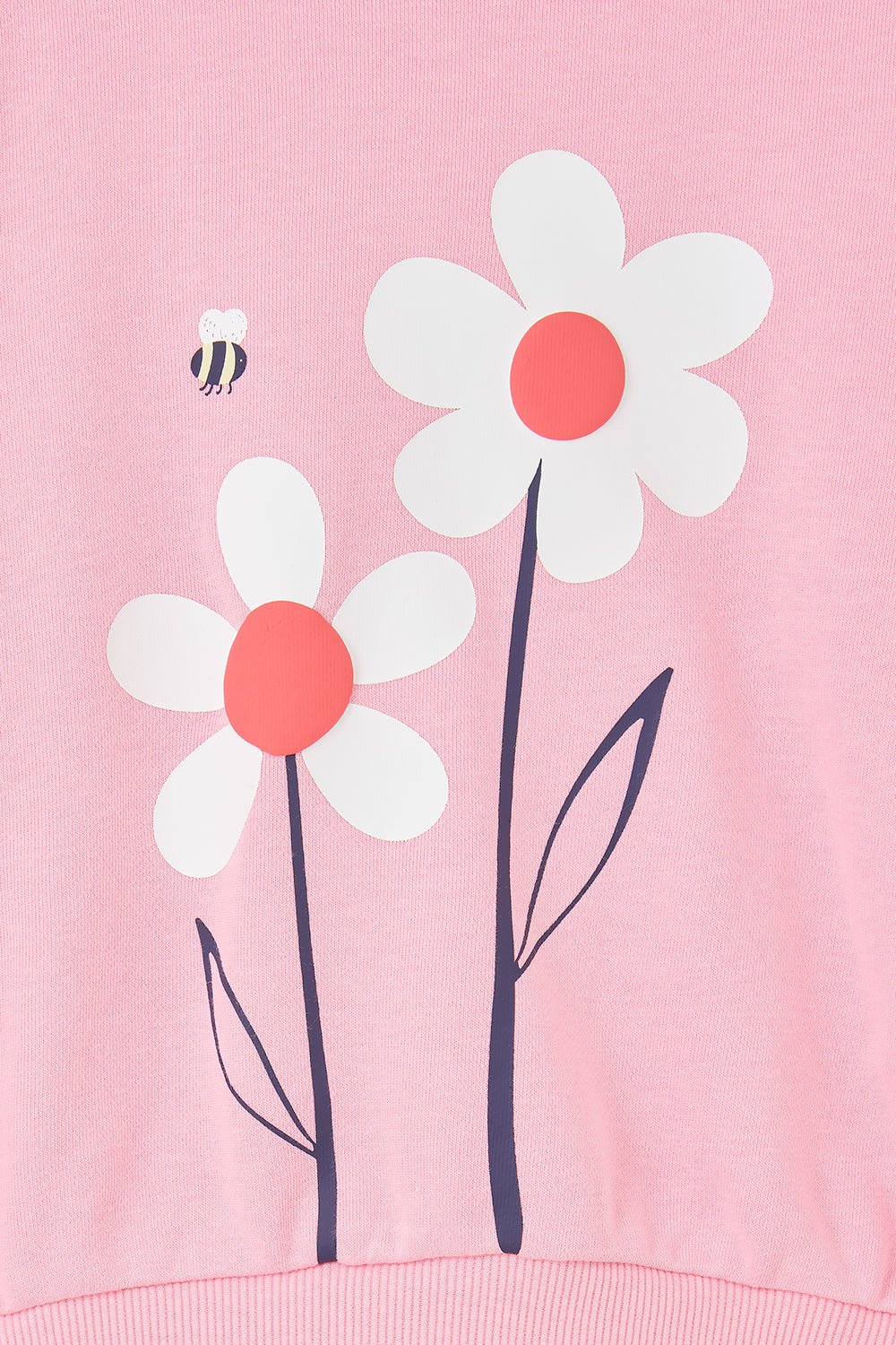 Flora Sweatshirt - Dusky Pink Flowers - Lighthouse