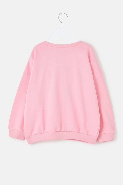 Flora Sweatshirt - Dusky Pink Flowers - Lighthouse