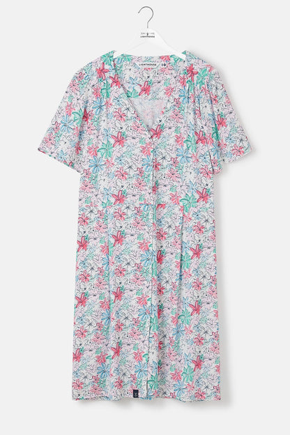 Frankie Dress - Pastel Floral - Lighthouse