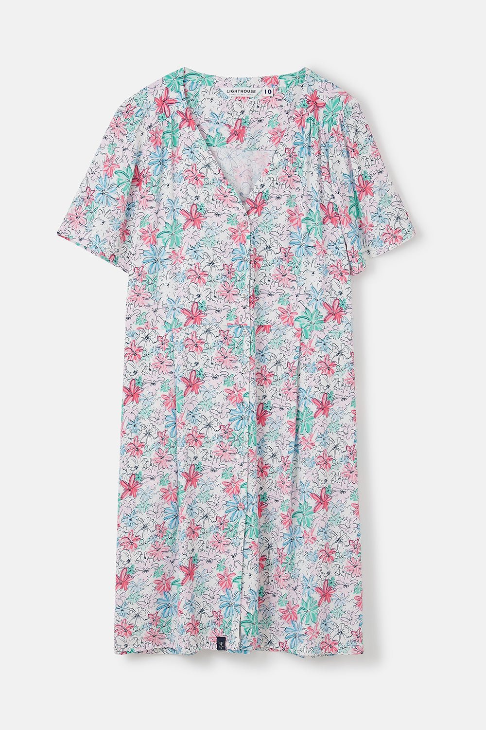 Frankie Dress - Pastel Floral - Lighthouse