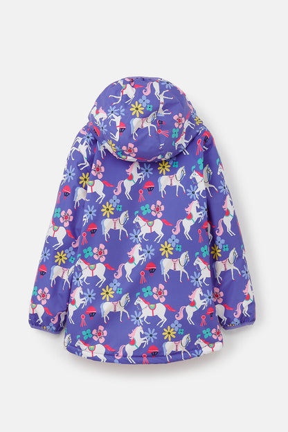 Freya Coat - Horse Print - Lighthouse