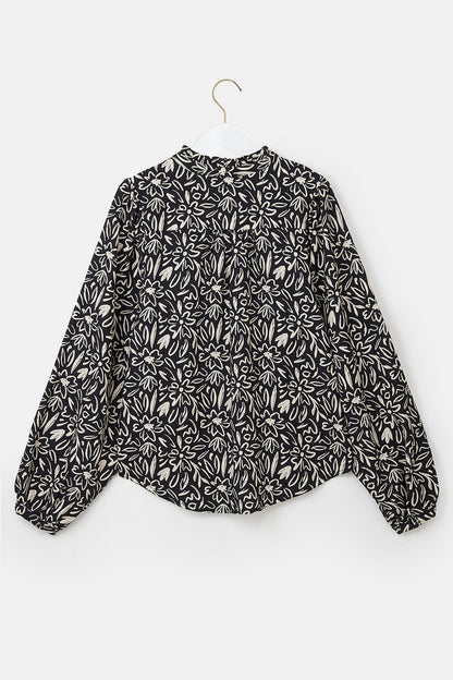 Grace Blouse - Black Floral - Lighthouse