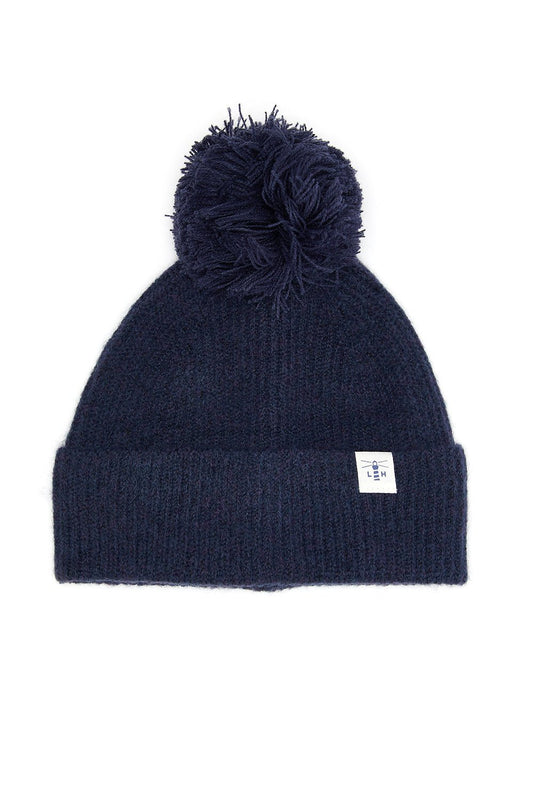 Hannah Bobble Hat - Navy - Lighthouse