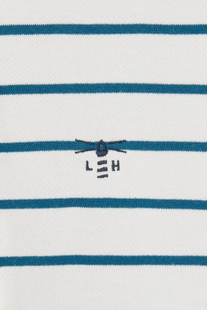 Haven Jersey - Teal Stripe - Lighthouse