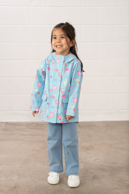 Heidi Jacket - Under The Sea Print - Lighthouse