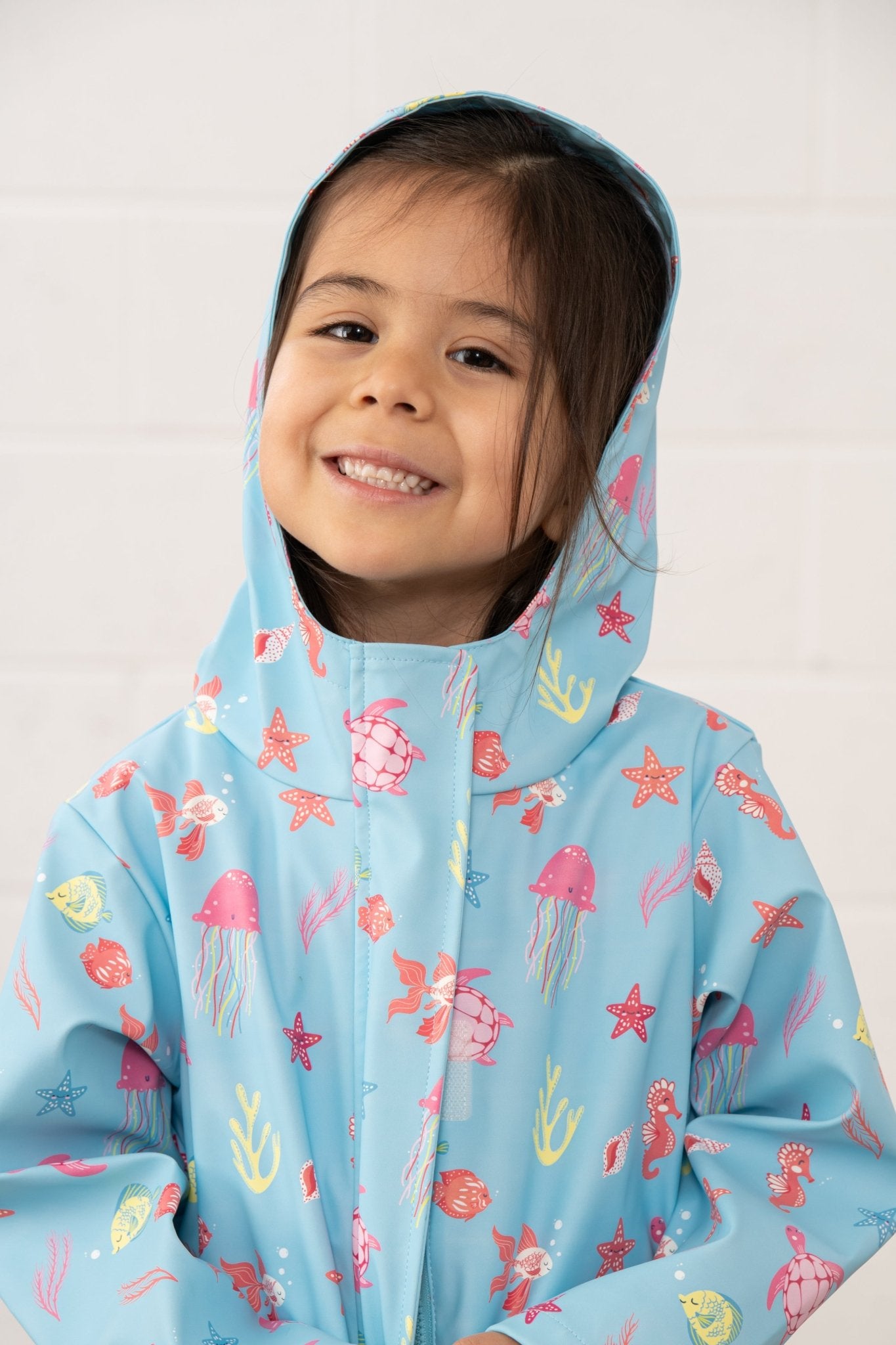 Heidi Jacket - Under The Sea Print - Lighthouse