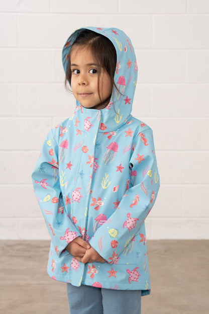 Heidi Jacket - Under The Sea Print - Lighthouse